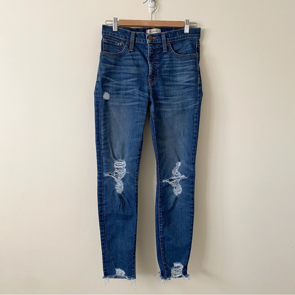 Madewell 9” High Rise Skinny Crop in Sz 28